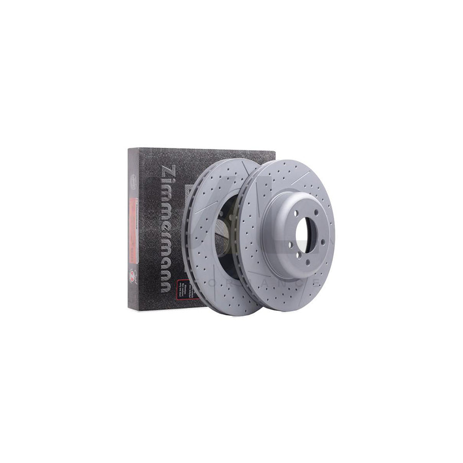 ZIMMERMANN COAT Z 150.2935.20 Brake Disc Internally Vented, Slotted / Perforated, Coated, High-carbon  - 1 piece