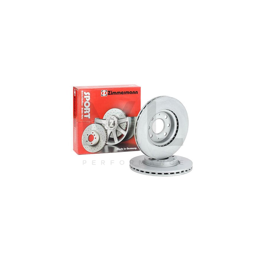 ZIMMERMANN COAT Z 230.2369.20 Brake Disc Internally Vented, Coated  - 1 piece