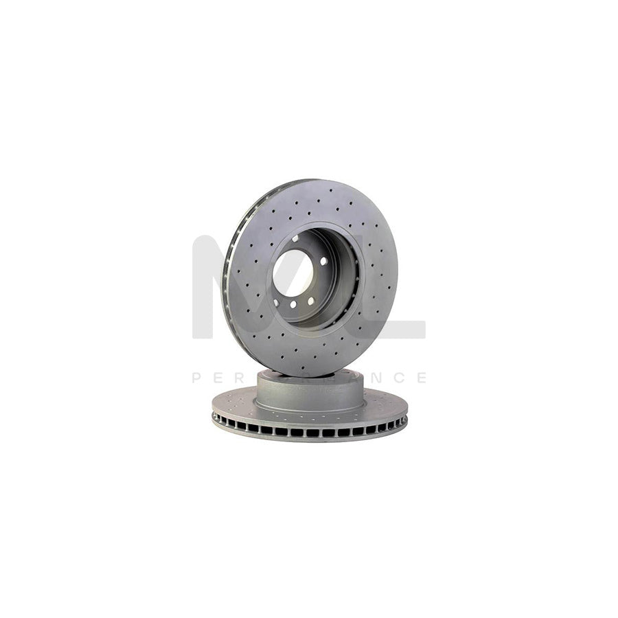ZIMMERMANN SPORT COAT Z 150.3403.52 Brake Disc Internally Vented, Perforated, Coated, High-carbon  - 1 piece