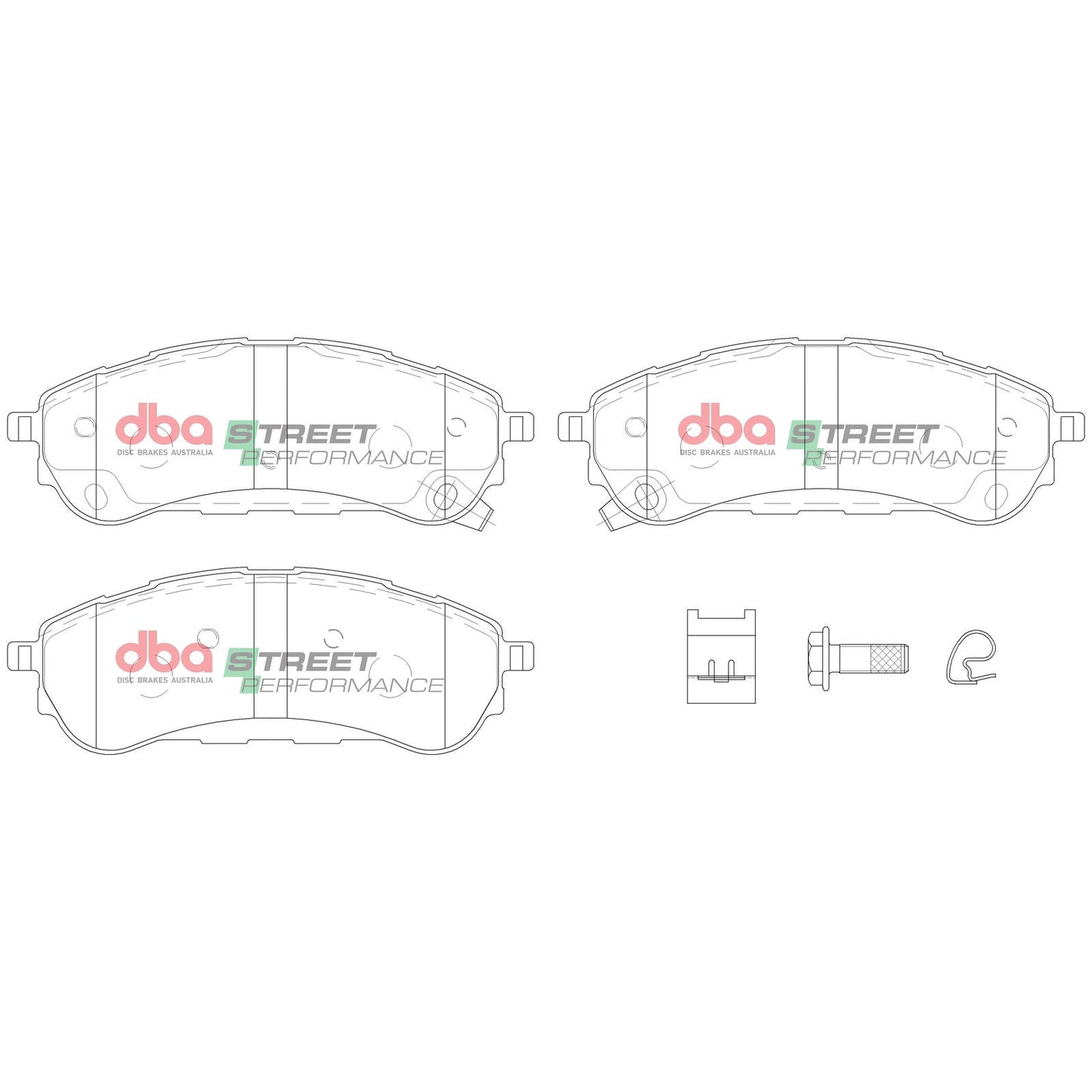DBA DB15016SP High Performance Brake Pad Set