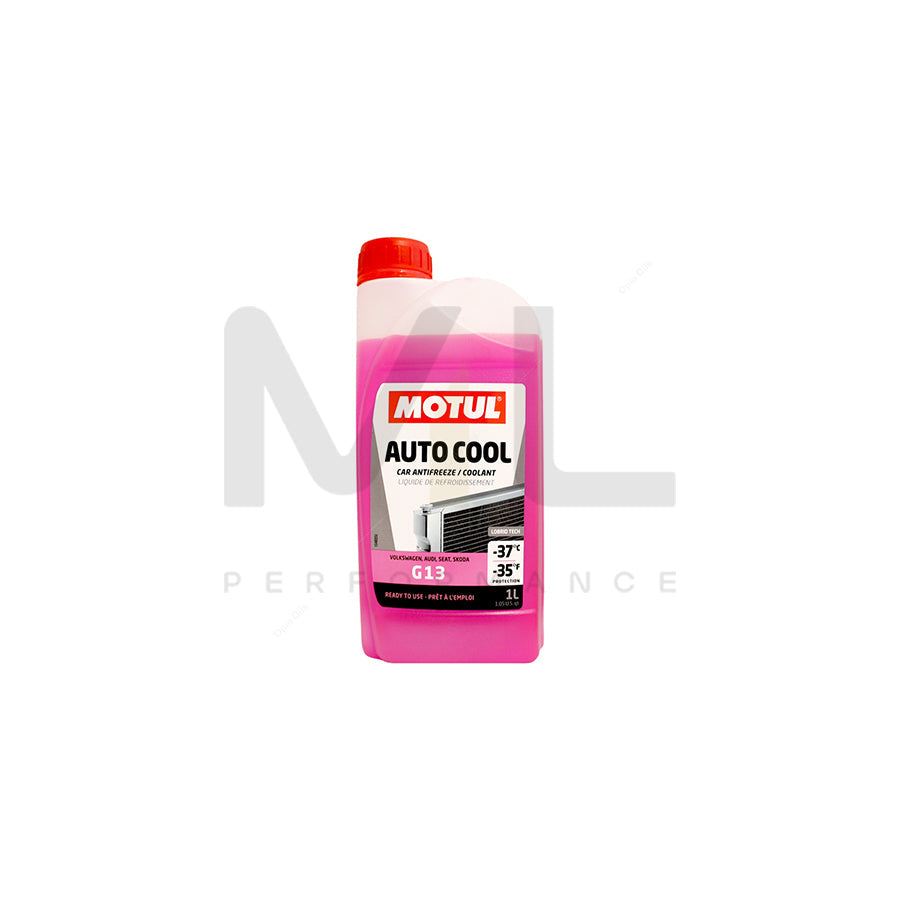 Motul Auto Cool G13 -37C VW Car Antifreeze Coolant - Ready To Use 1l | Engine Oil | ML Car Parts UK | ML Performance