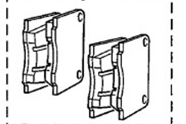 Aston Martin 28-83038-PK DB7 6 Cyl Front Brake Pads (set) | ML Performance US Car Parts