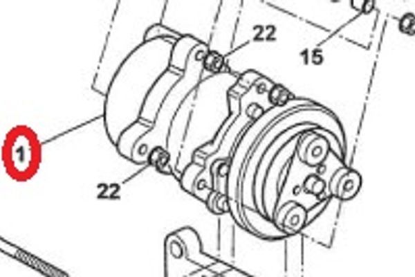 Aston Martin 89-83266 Air Conditioning Compressor | ML Performance US Car Parts