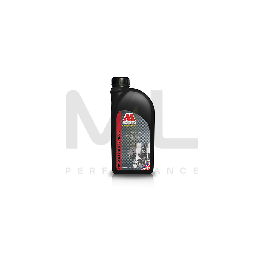 Millers Oils Motorsport CFS 5w-40 Fully Synthetic Engine Oil 1l | Engine Oil | ML Car Parts UK | ML Performance