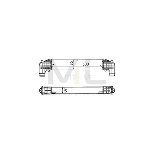 MAHLE ORIGINAL CI 345 000P Intercooler | ML Performance Car Parts