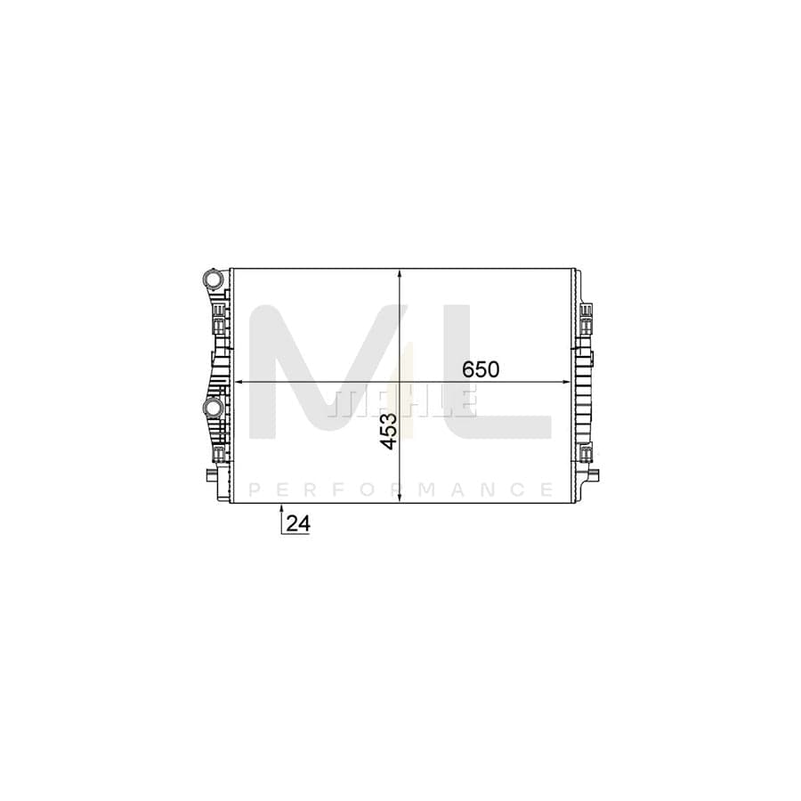 MAHLE ORIGINAL CR 2055 001S Engine radiator Mechanically jointed cooling fins | ML Performance Car Parts