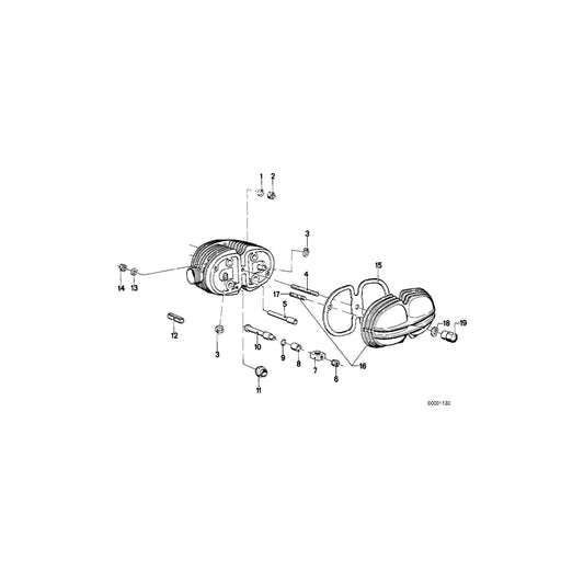 Genuine BMW 11121250240 Cylinder Head Cover (Inc. R 100 GS, R90S & R60/5) | ML Performance US Car Parts