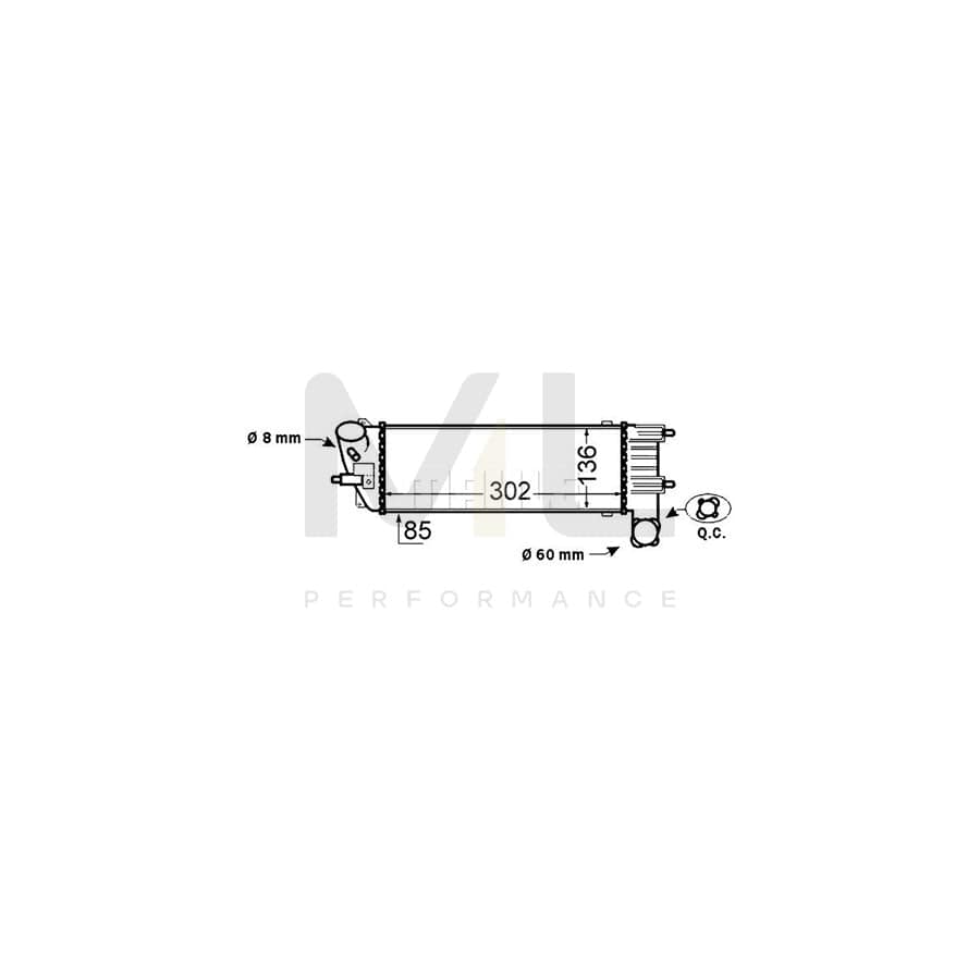 MAHLE ORIGINAL CI 339 000S Intercooler | ML Performance Car Parts