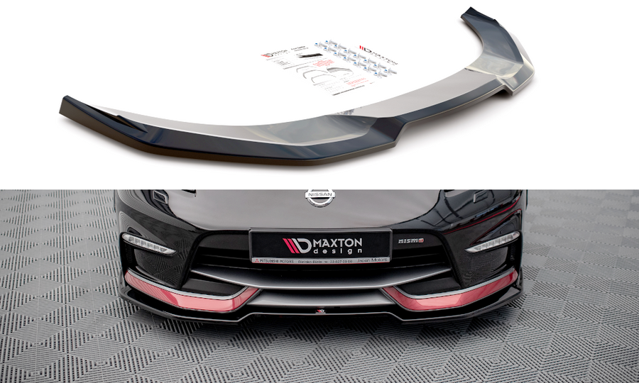 Maxton Design NI-370Z-NISMO-FD3T Front Splitter V.3 Nissan 370Z Nismo Facelift | ML Performance US Car Parts