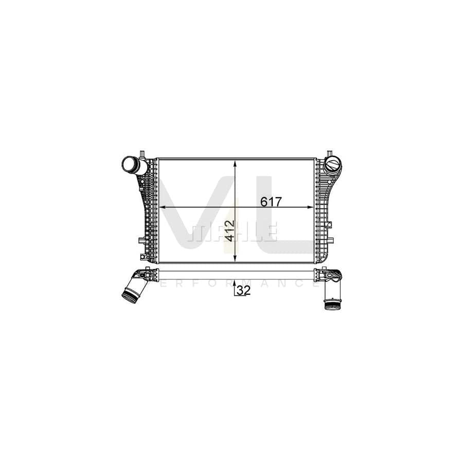 MAHLE ORIGINAL CI 207 000S Intercooler | ML Performance Car Parts