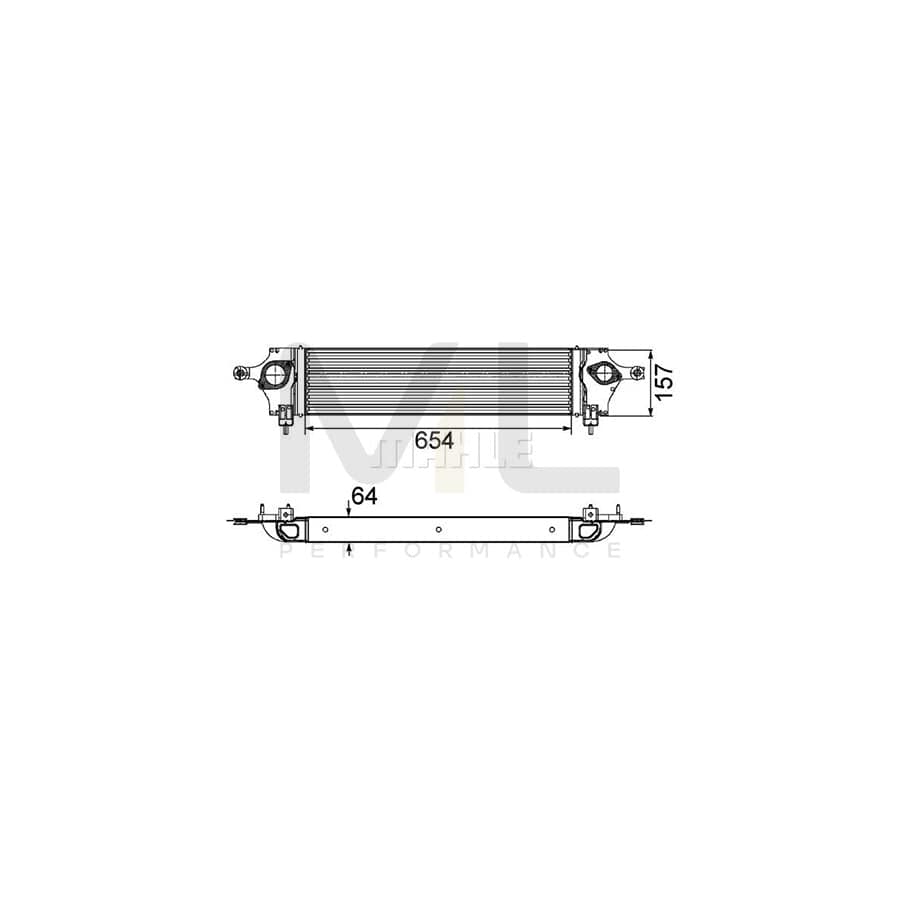 MAHLE ORIGINAL CI 200 000P Intercooler for NISSAN QASHQAI | ML Performance Car Parts