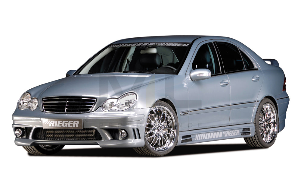 Rieger 00025201 Mercedes Benz W203 C Class Front Bumper 1 ML