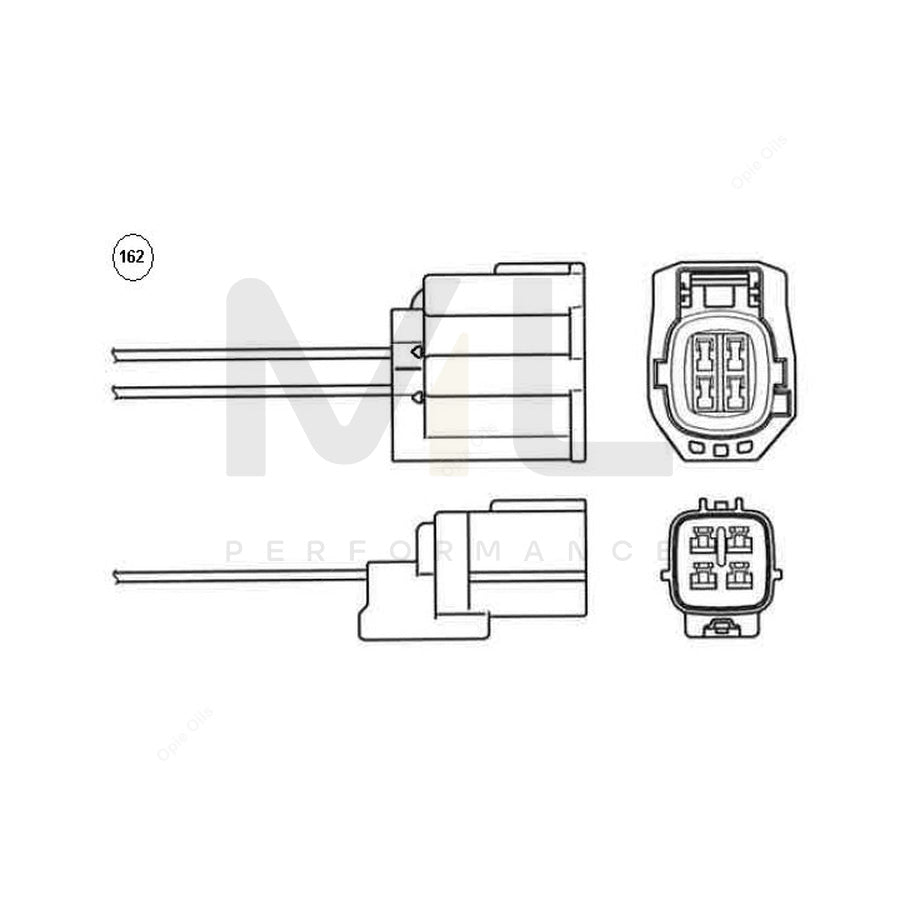 NTK Lambda Sensor - Oxygen / O2 Sensor LZA07-MD2 (NGK 9394) | ML Car Parts UK | ML Performance