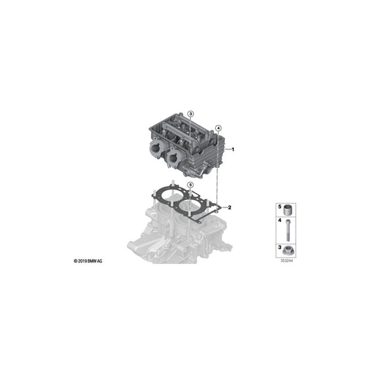 Genuine BMW 11127729541 Cylinder Head Gasket (Inc. i3) | ML Performance US Car Parts