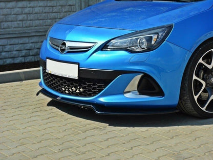 FRONT SPLITTER OPEL ASTRA J OPC / VXR v.1 - Gloss Black Gloss