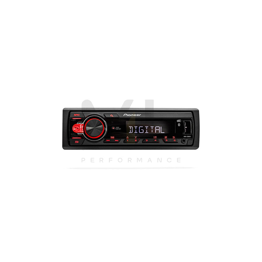 PIONEER MVH-330DAB Car stereo 1 DIN, Made for Android, 12V, FLAC, MP3, WAV, WMA | ML Performance Car Parts