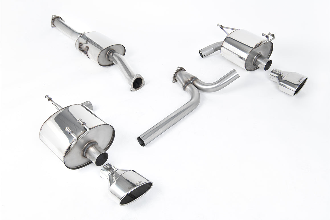 MillTek SSXHO205 Honda S2000 Cat-Back Twin-rear silencer