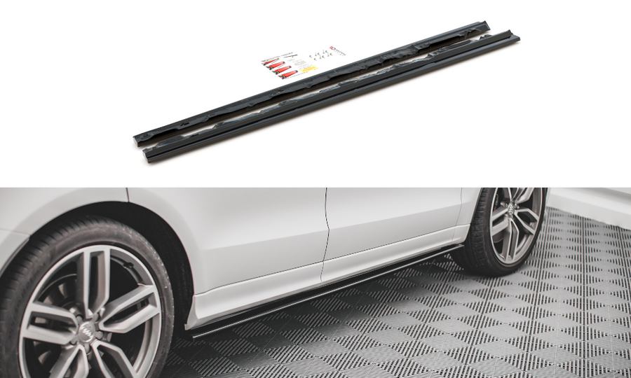 Maxton Design AU-SQ5-1-SD1T Side Skirts Diffusers Audi SQ5 MK1 8R | ML Performance UK Car Parts