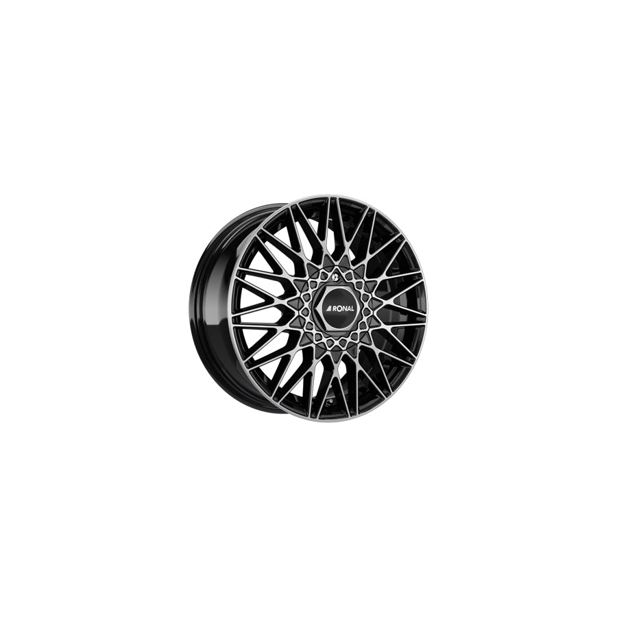 Ronal LSX 7x16 ET50 LS6705.47X/022 Jetblack Front Diamond Cut Wheel | ML Performance US Car Parts