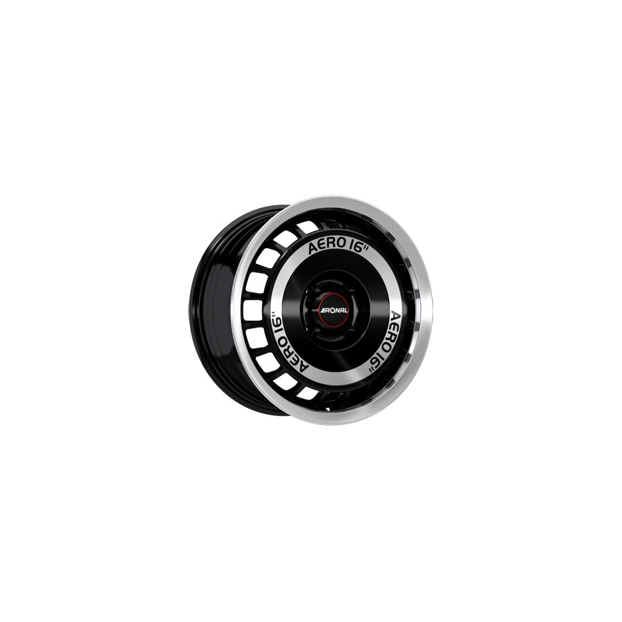 Ronal R50 AERO 7.5x16 ET38 50R6754.03X/022 Black Front Diamond Cut Wheel | ML Performance US Car Parts