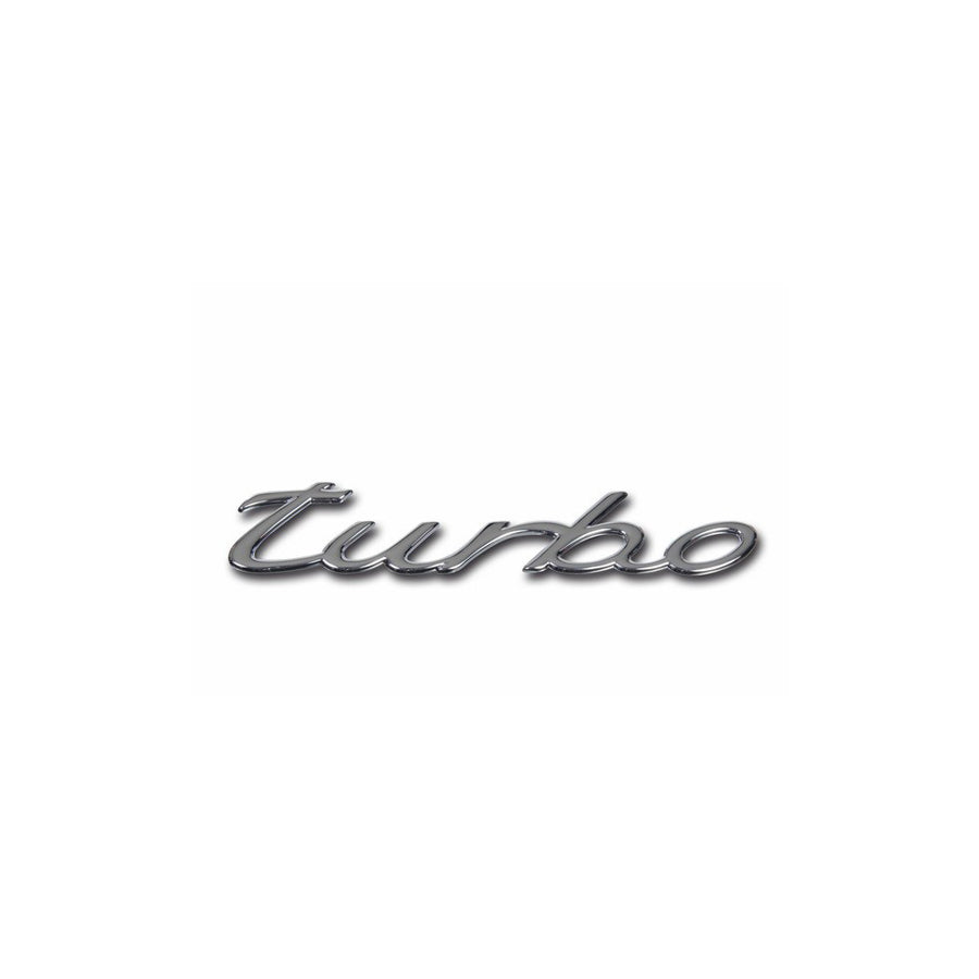 Genuine Porsche Turbo - Chrome Badge Porsche 993 Turbo / 996 Turbo | ML Performance US Car Parts