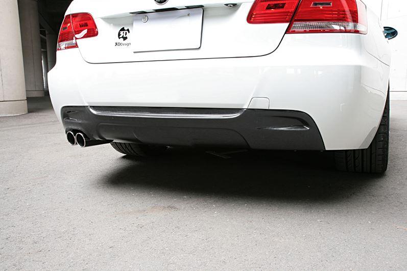 3D DESIGN 3108-19241  E92 / E93 3-SERIES M-SPORT CARBON REAR DIFFUSER