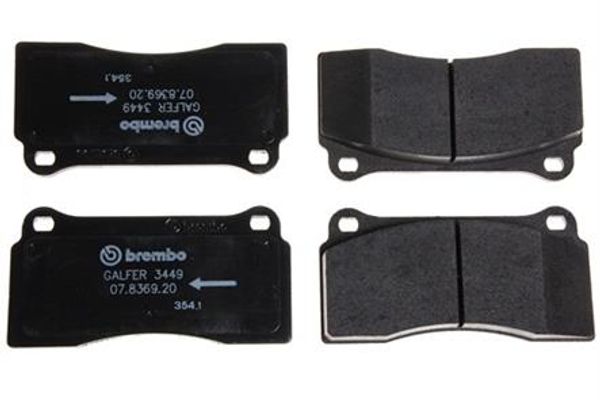 Aston Martin 1R12-28-10761-PK Front Brake Pad Set | ML Performance US Car Parts