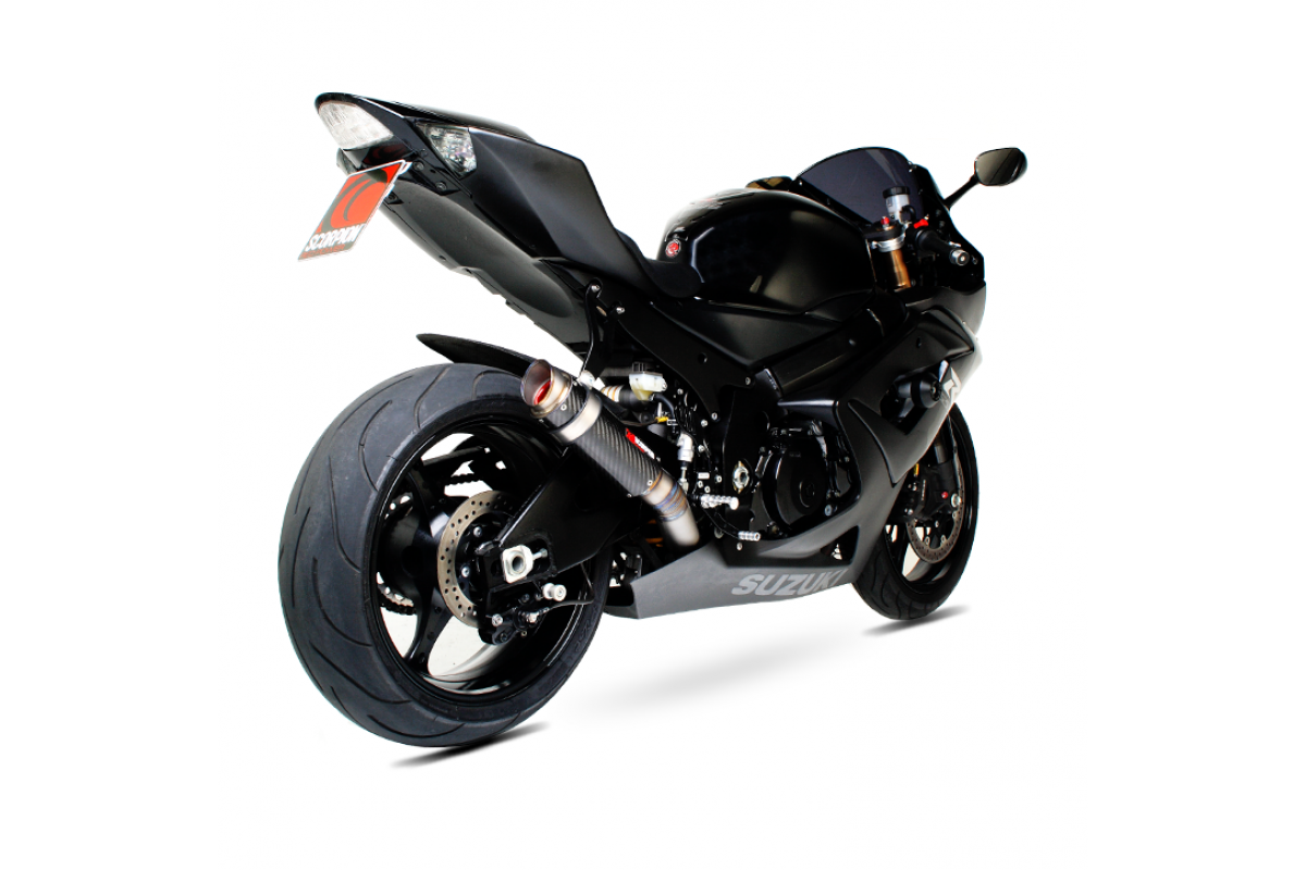 Scorpion SI1002CEM Suzuki GSX-R1000 Rp1-Gp Slip-On - Carbon Fibre Sleeve | ML Performance US US