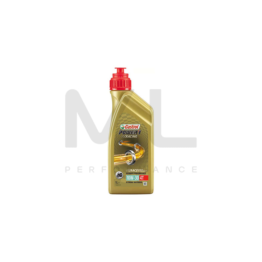 Castrol Power1 Racing 10W-30 4T Motorcycle 4 Stroke - 1Ltr Engine Oil ML Performance UK ML Car Parts