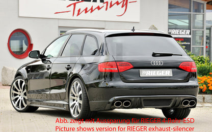 Rieger 00099072 Audi B8 B81 A4 Rear Diffuser 1 – ML Performance