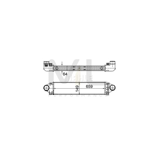 MAHLE ORIGINAL CI 499 000S Intercooler | ML Performance Car Parts