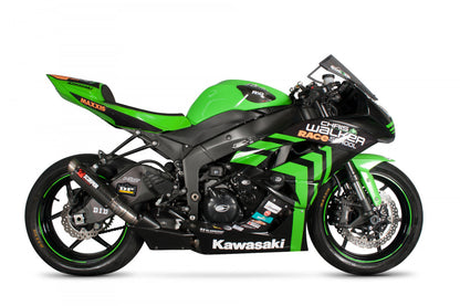 Scorpion KA1001CEM Kawasaki Ninja ZX-6R Rp1-Gp Slip-On - Carbon Fibre Sleeve | ML Performance US US