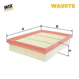 WIX Filters WA9978 Air Filter For Toyota Yaris