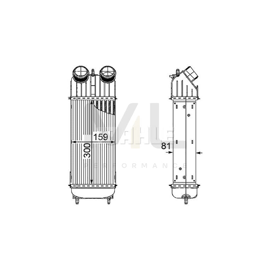 MAHLE ORIGINAL CI 172 000P Intercooler | ML Performance Car Parts