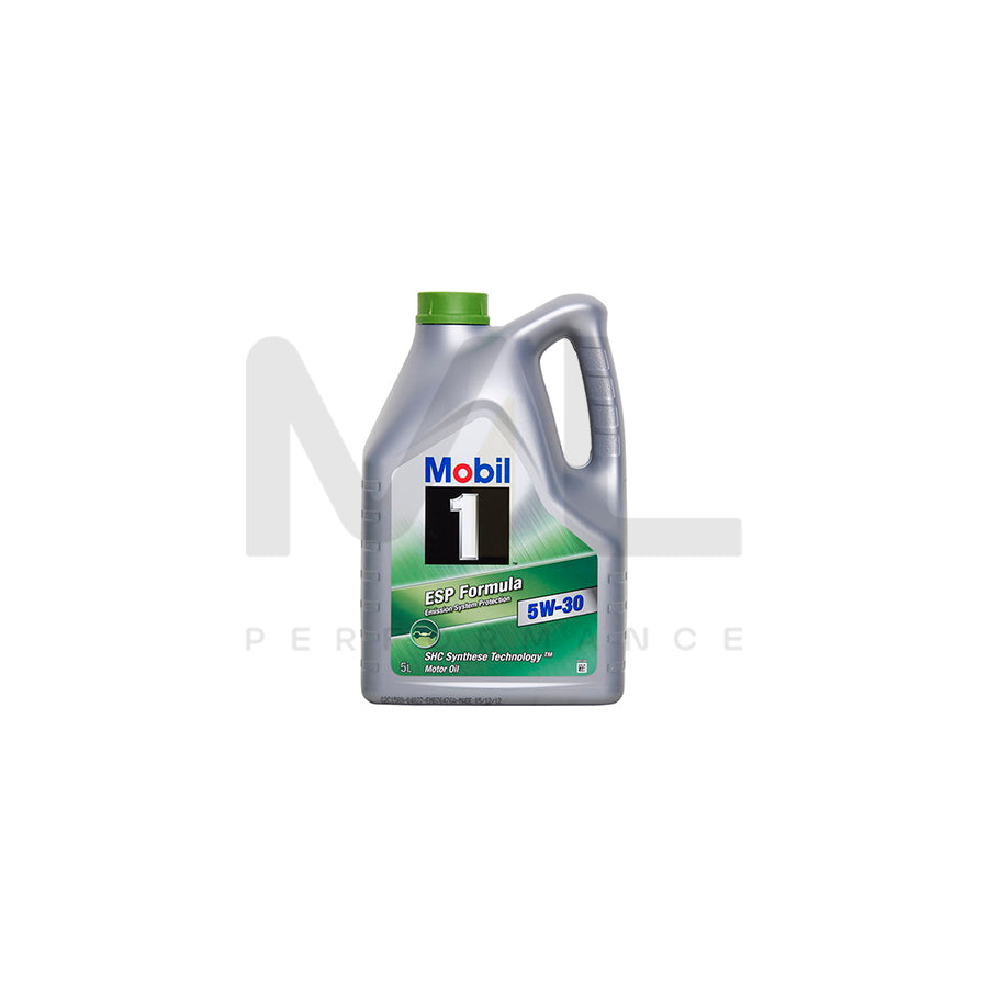 Mobil 1 ESP Engine Oil - 5W-30 - 5ltr Engine Oil ML Performance UK ML Car Parts