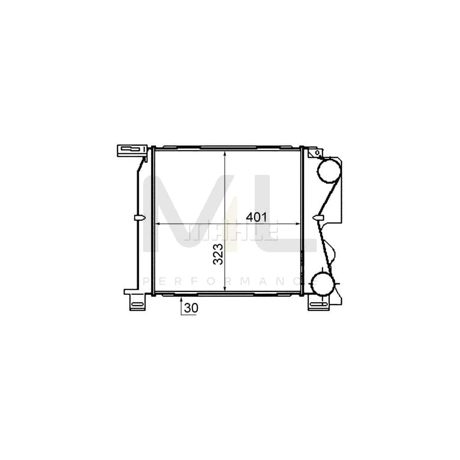 MAHLE ORIGINAL CI 307 000P Intercooler for CHRYSLER VOYAGER | ML Performance Car Parts