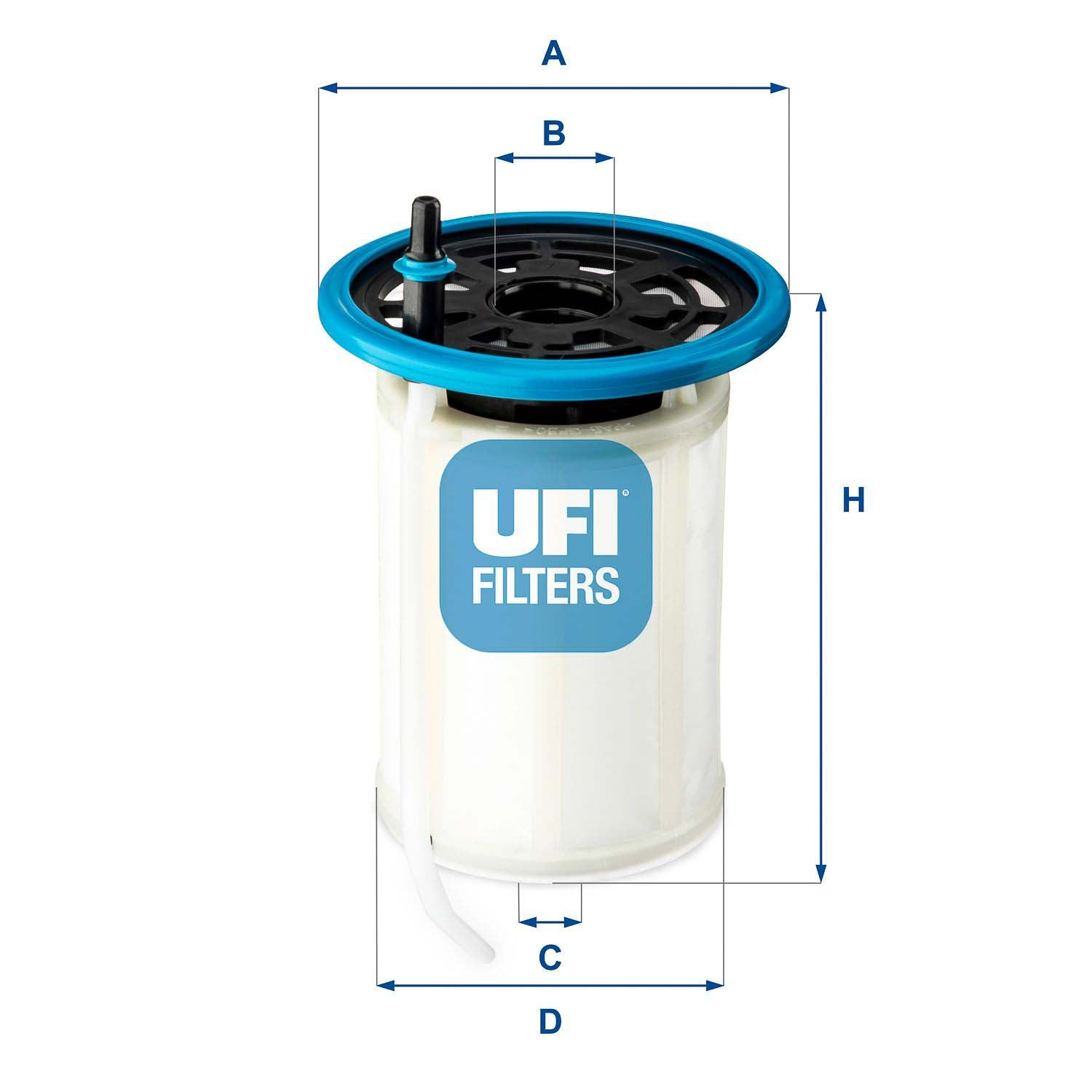 UFI 26.H2O.00 Fuel Filter For Alfa Romeo Stelvio (949_)