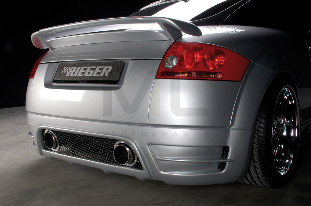 Rieger 00055115 Audi 8N TT Rear Diffuser - Matte Black