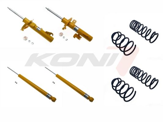 KONI 1140-2081 Suspension Kit, Coil Springs / Shock Absorbers For Volvo S40 II (Ms, 544) | ML Performance US