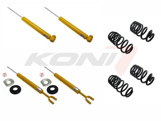 KONI 1140-2004 Suspension Kit, Coil Springs / Shock Absorbers For Audi A6 C6 Avant (4F5) | ML Performance US