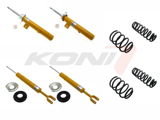 KONI 1140-1873 Suspension Kit, Coil Springs / Shock Absorbers For BMW 1 Series | ML Performance US