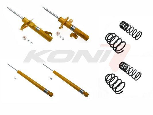 KONI 1140-1867 Suspension Kit, Coil Springs / Shock Absorbers For Honda Civic Viii Hatchback (Fn, Fk) | ML Performance US