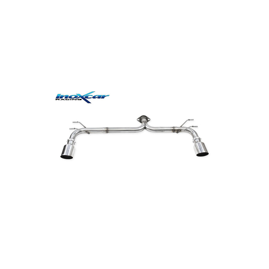 InoXcar MAZD.10.RA Mazda 3 Non-Resonated Rear Exhaust | ML Performance UK Car Parts