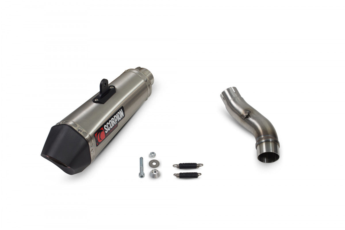 Scorpion RHA189SEO Honda CB500 X Serket Taper Slip-On - Brushed Stainless Steel Sleeve | ML Performance US US