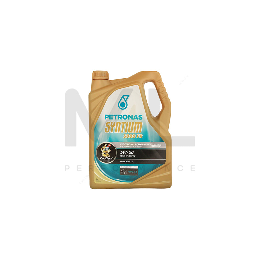 PETRONAS Syntium 5000 FR 5W-20 Fully Synthetic Car Engine Oil 5l | Engine Oil | ML Car Parts UK | ML Performance