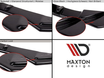 Maxton Design SK-OC-2F-RS-SD1T Side Skirts Splitters Skoda Octavia
