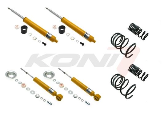 KONI 1140-3321 Suspension Kit, Coil Springs / Shock Absorbers For Honda Civic Vii Hatchback (Eu, Ep, Ev) | ML Performance US