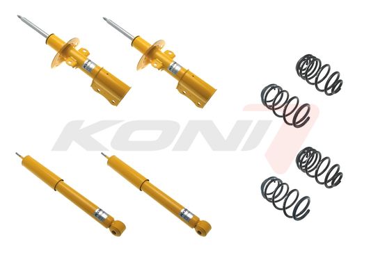 KONI 1140-3244 Suspension Kit, Coil Springs / Shock Absorbers Suitable For Mercedes-Benz E-Class Saloon (W211) | ML Performance US