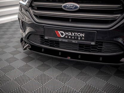 Maxton Design FO-ES-3-STLINE-FD2T Front Splitter V.2 Ford Escape St-line MK3  (2012-2019) – ML Performance