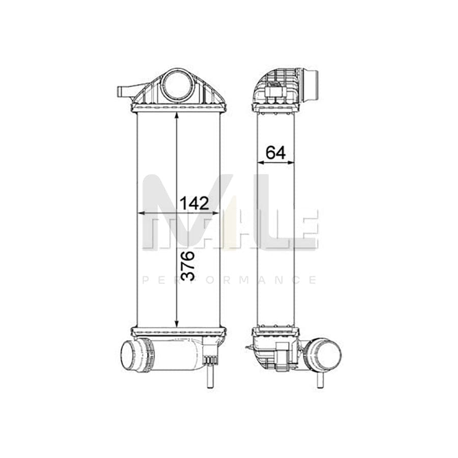 MAHLE ORIGINAL CI 477 000P Intercooler | ML Performance Car Parts